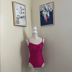 Mirella Girls' Pale pink Leotard, Tap Jazz Ballet Leo Lined